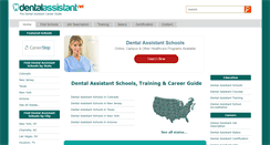 Desktop Screenshot of dentalassistant.net