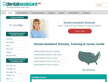 Tablet Screenshot of dentalassistant.net